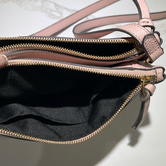 Leather VINCE CAMUTO Crossbody bag, cameo rose - Picture 4 of 11